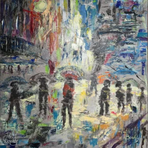 Ephemeral Streets - Patti Boehly Oil Painting