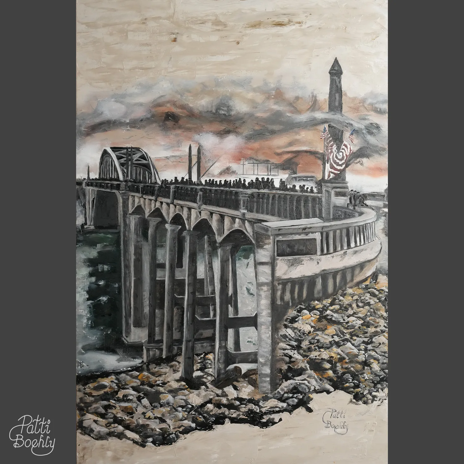 Gateway to the Falls - Patti Boehly Oil Painting
