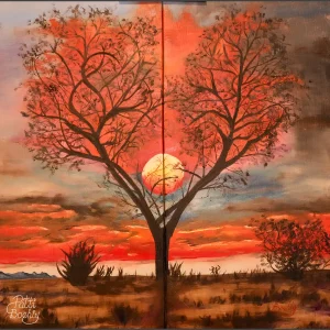 Heartfire - Patti Boehly Oil Painting