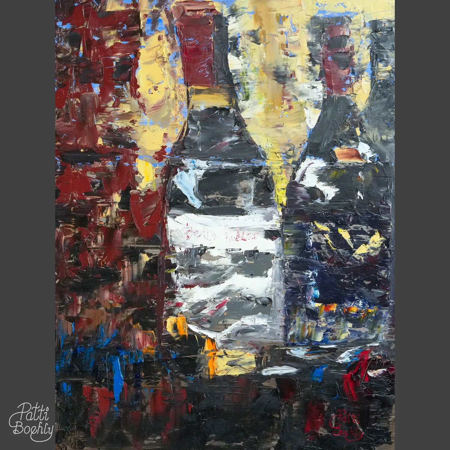 The One With Red - Patti Boehly Oil Painting