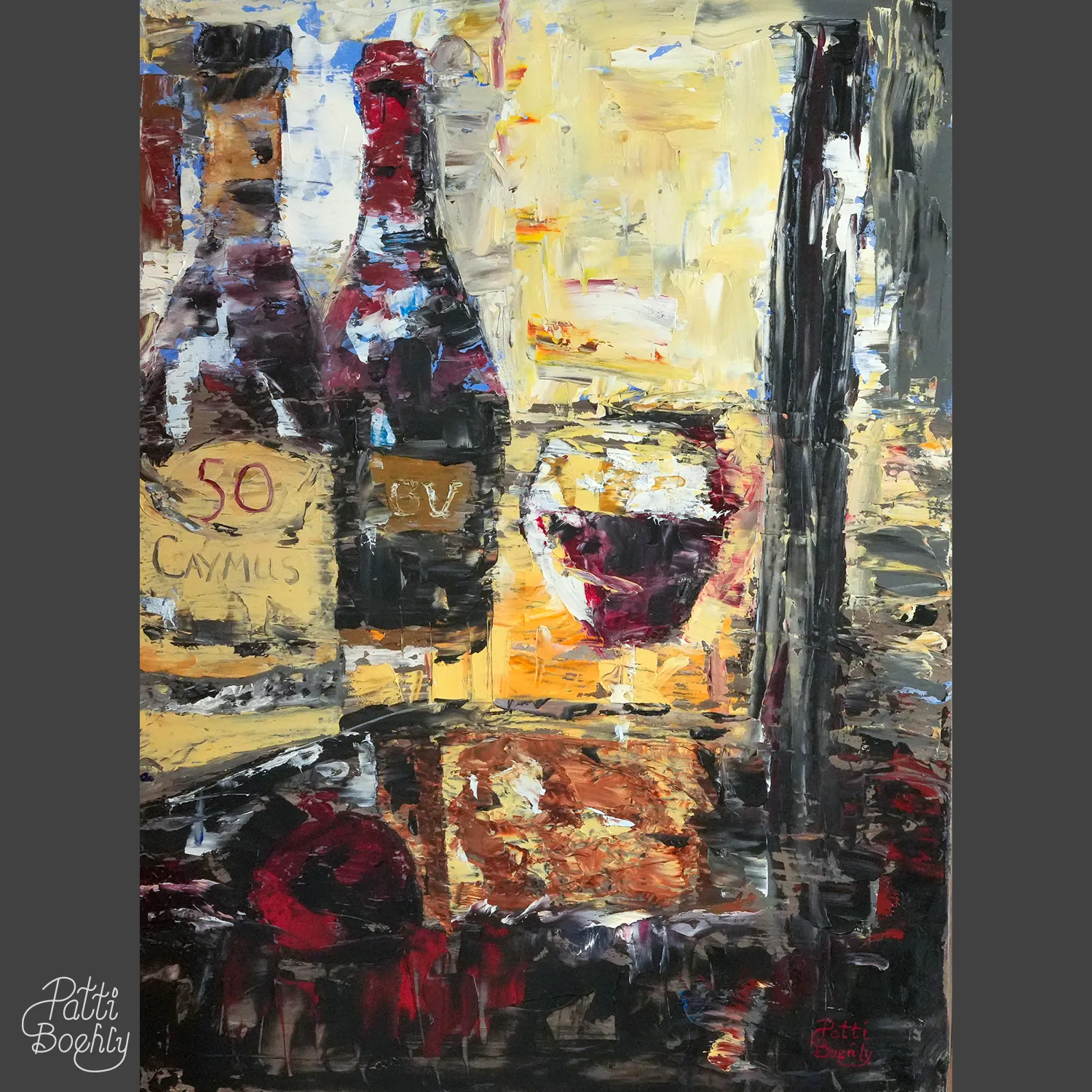 The One With Red - Patti Boehly Oil Painting