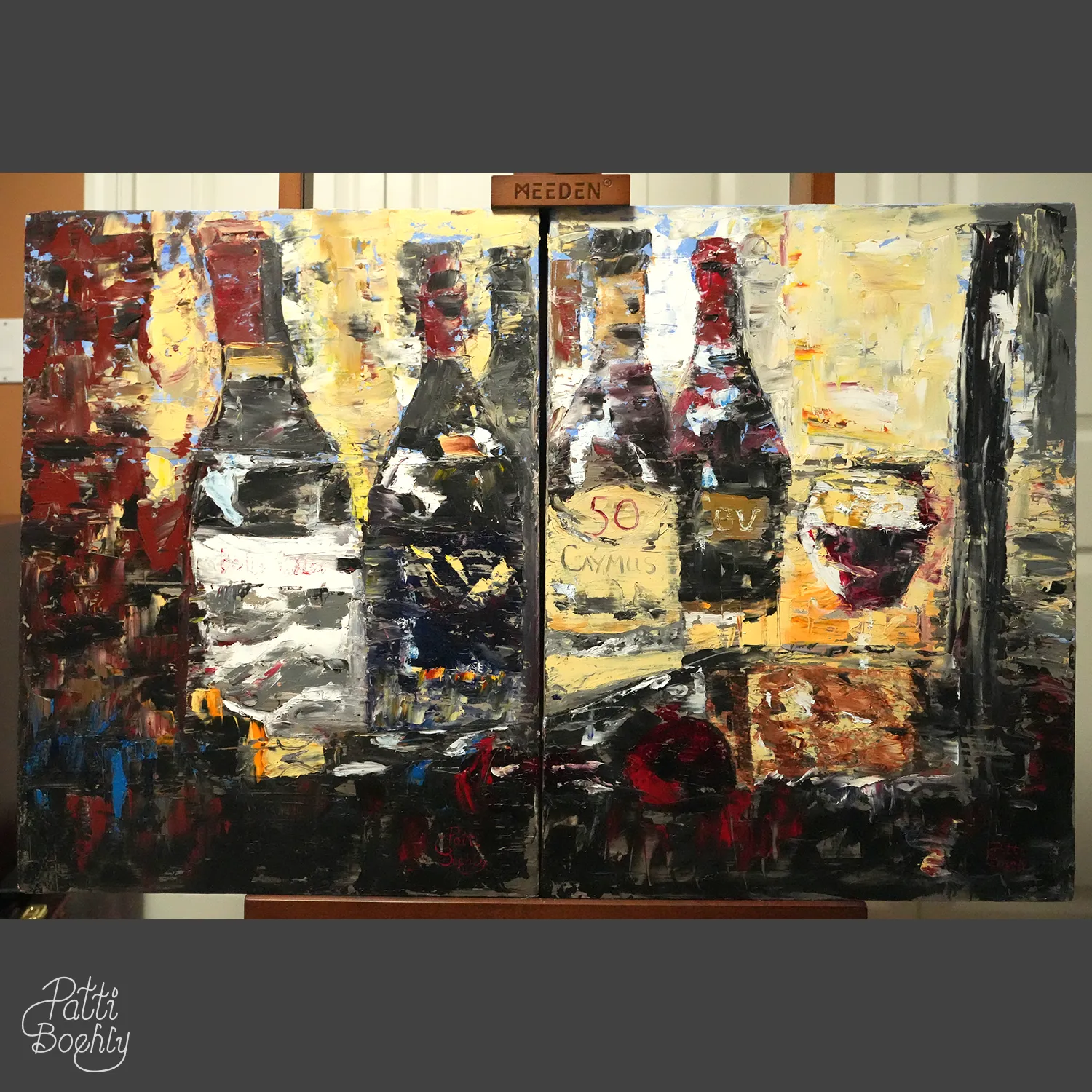 The One With Red - Patti Boehly Oil Painting